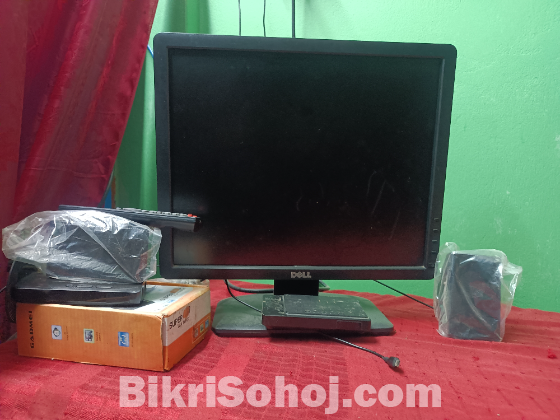 1️⃣ Dell Monitor + ২টি TV Card + Remote